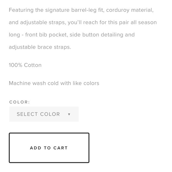 Free People Good Luck Corduroy Overalls - Picture 5 of 14